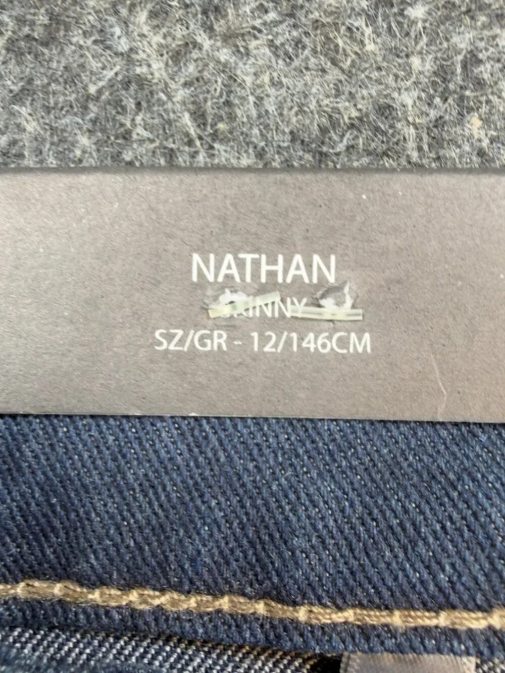 Silver Jeans Nathan Skinny Jeans Boys 12 Dark Wash Stretch Denim NWT